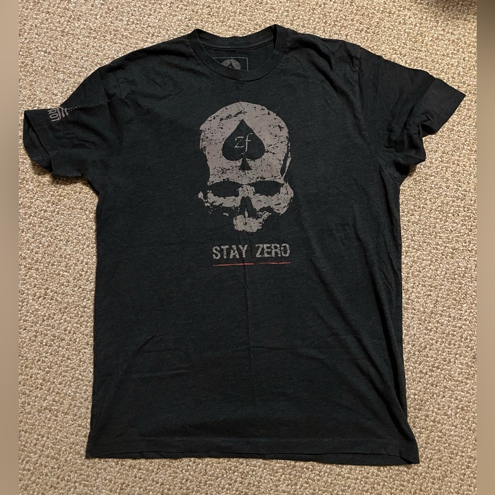 Men's Black Skull Graphic Tee